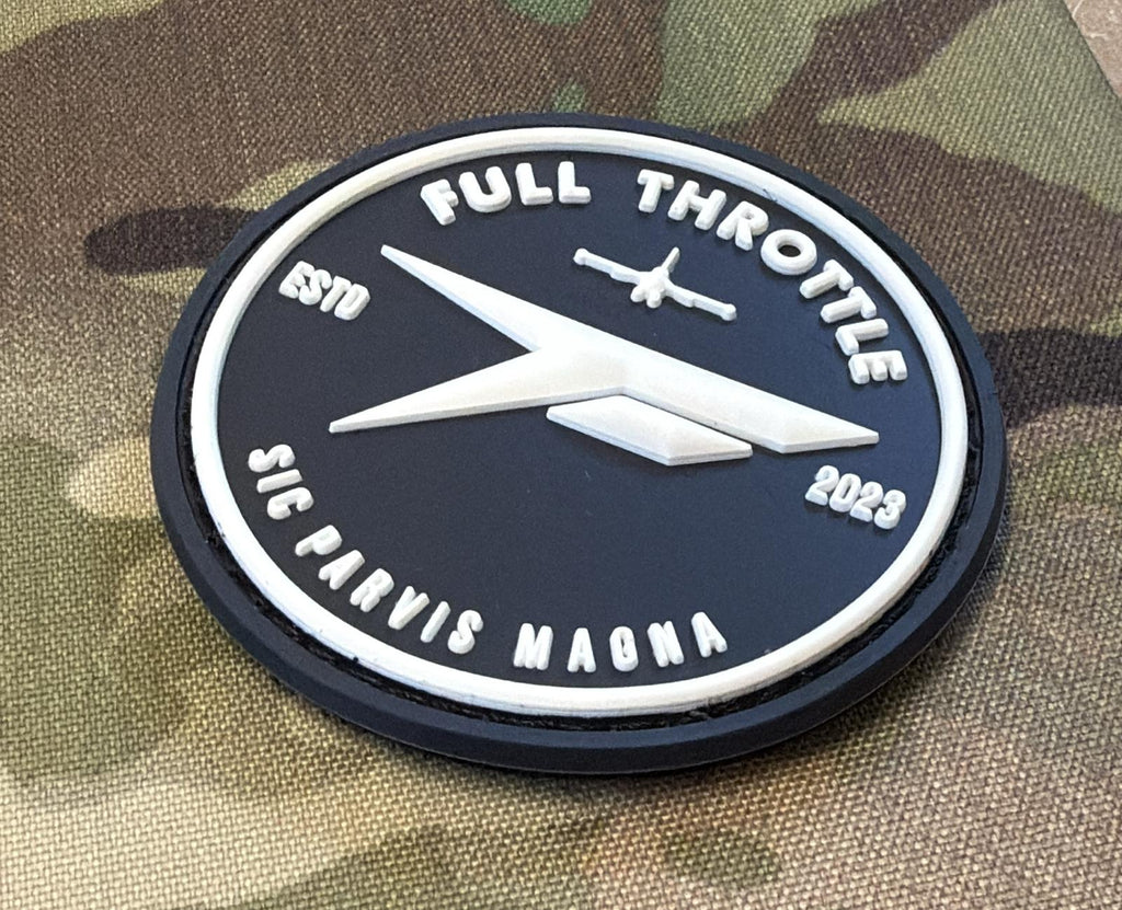 Full Throttle PVC patch side view