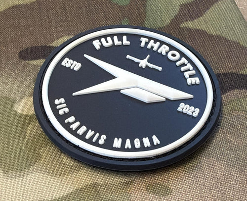 Full Throttle PVC patch side view
