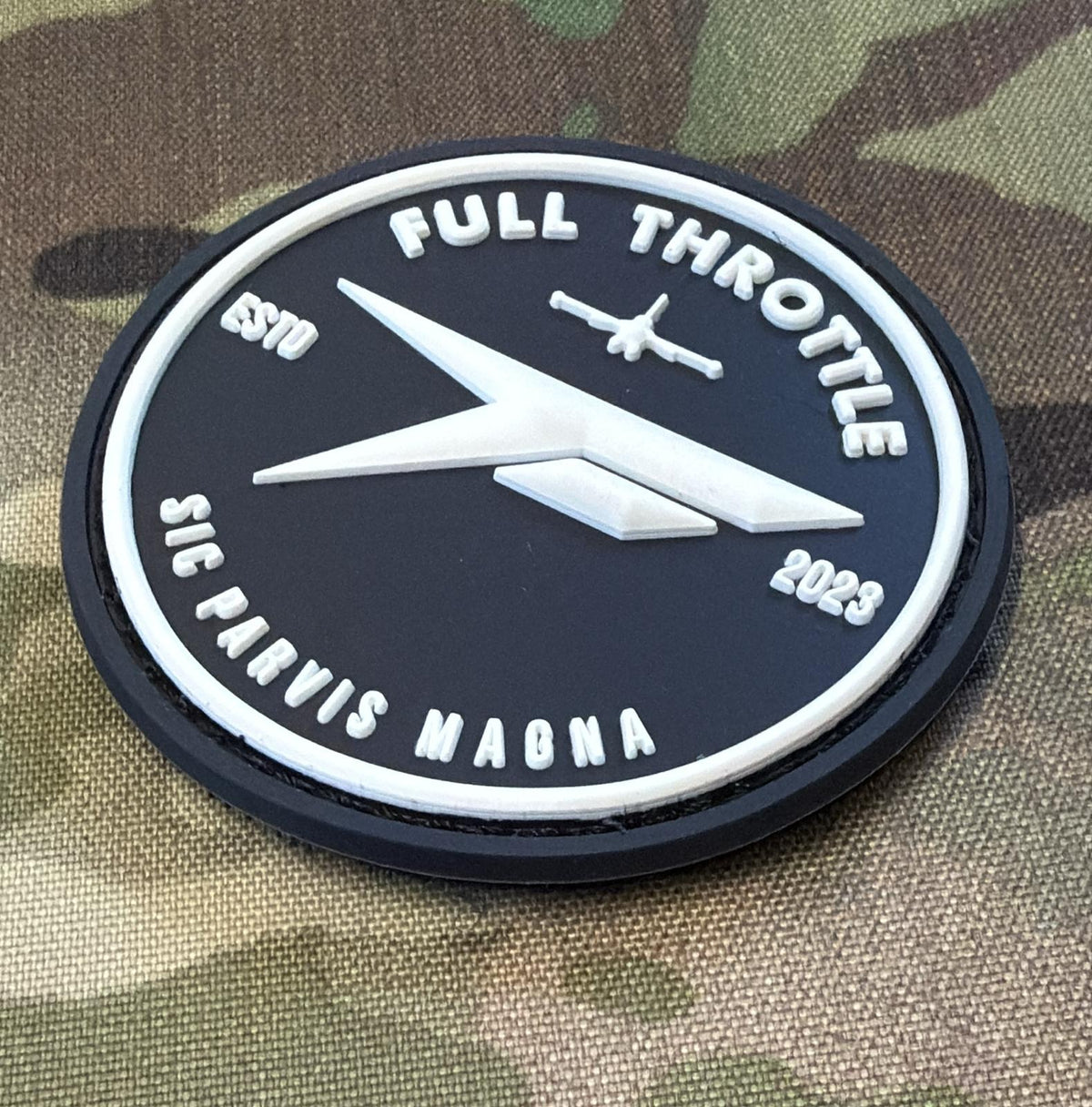 Full Throttle PVC patch front view